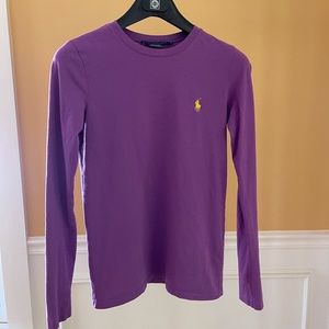 Ralph Lauren Sport purple long sleeve